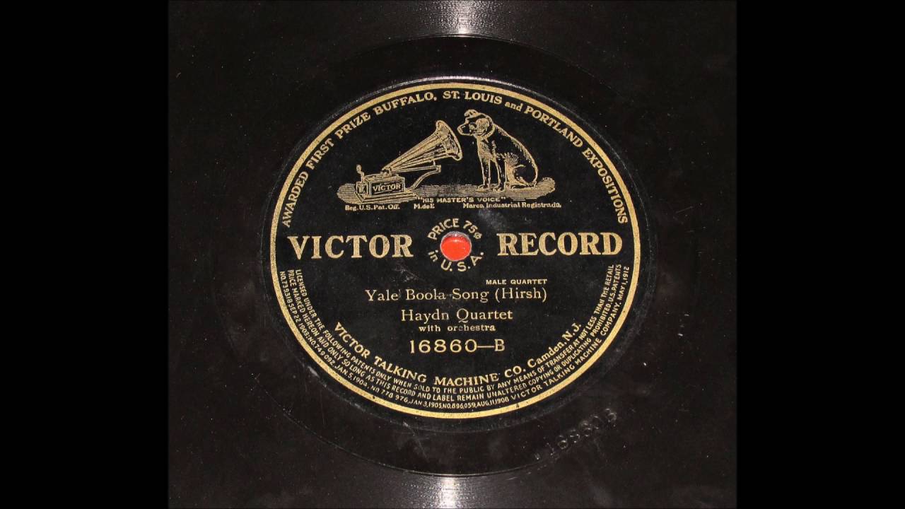 Haydn Quartet - Yale Boola Song (1911)