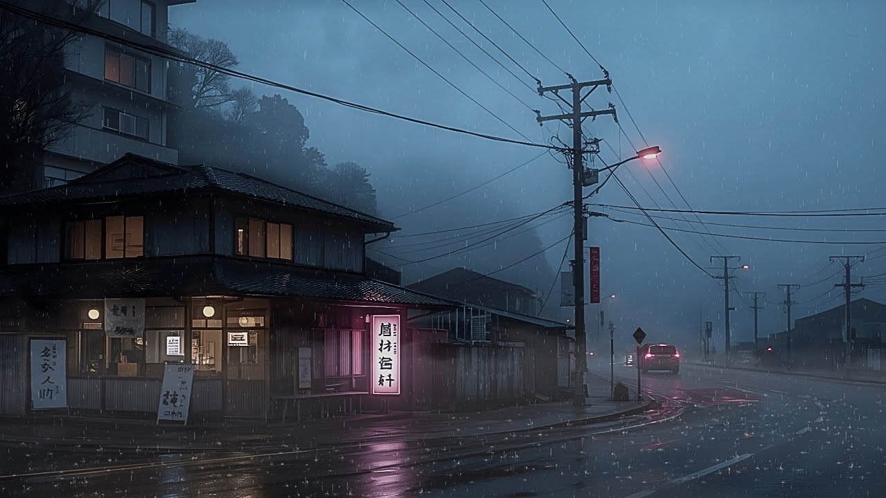 Rain Outside, 80s Café Inside 🌧️ Tokyo Nostalgia Lofi