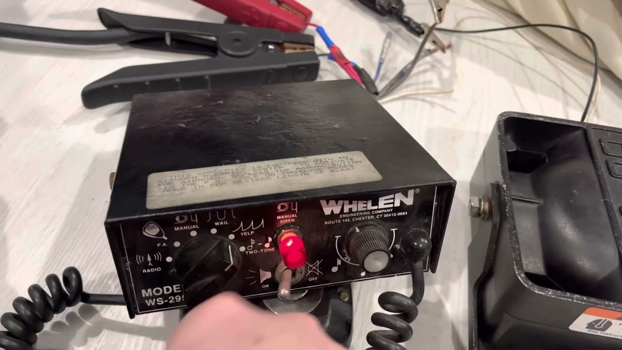 Whelen WS-295 Siren Demo