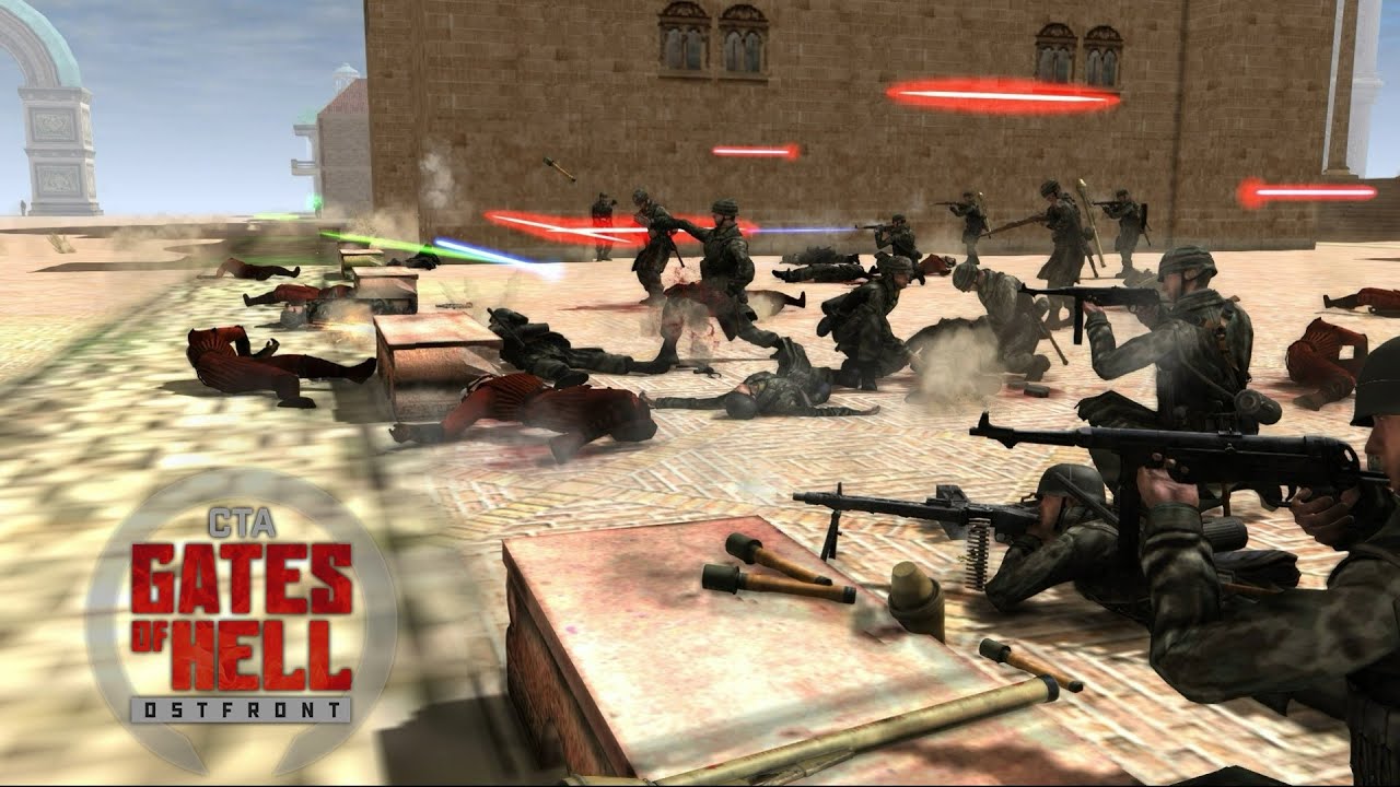 CINEMATIC BATTLE l  GERMAN PARATROOPERS ATTACK THE NABOO PALACE l Gates of Hell: Ostfront l Editor