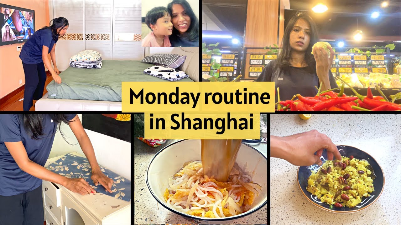 Grocery shopping,Poha, fermented Bamboo noodles, Mutton dumplings, cleaning