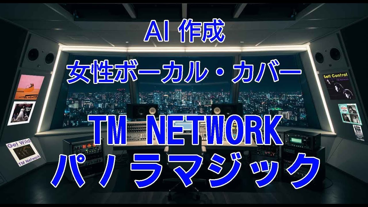 【AI Cover】パノラマジック #tmnetwork【女性ボーカル・カバー】