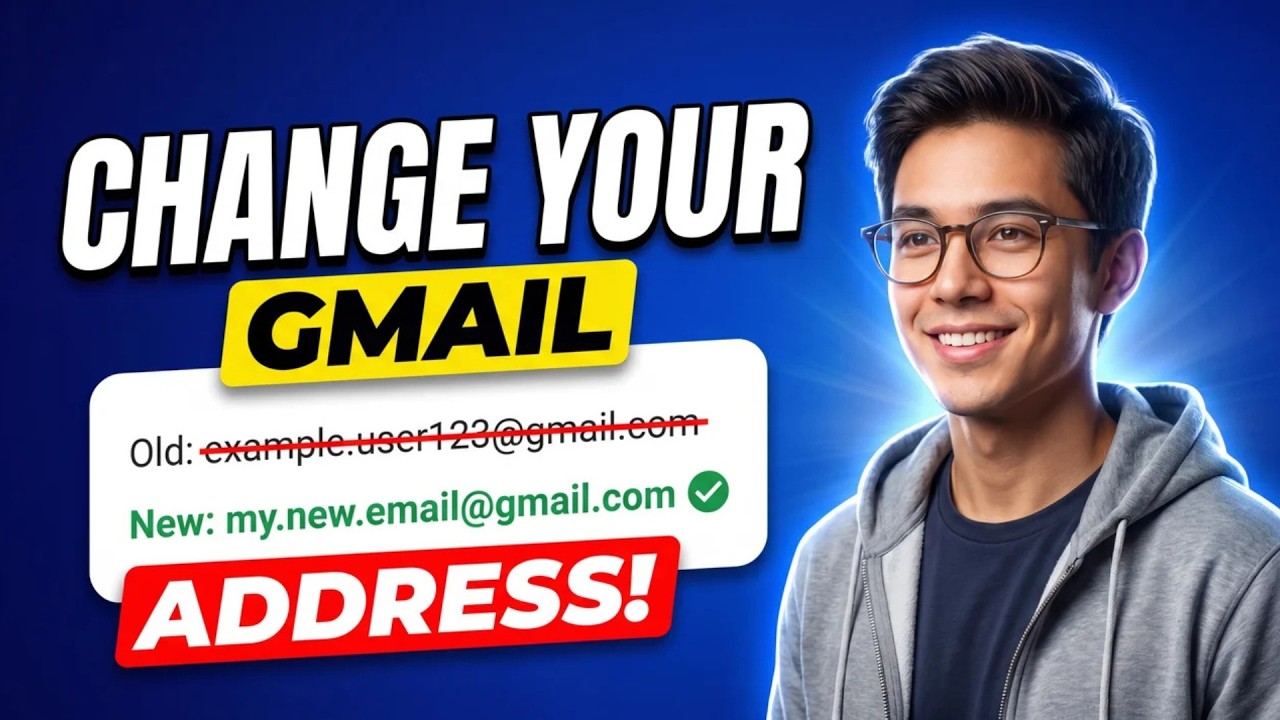 Finally! How to Change Your Gmail Address Fast & Easy Tutorial
