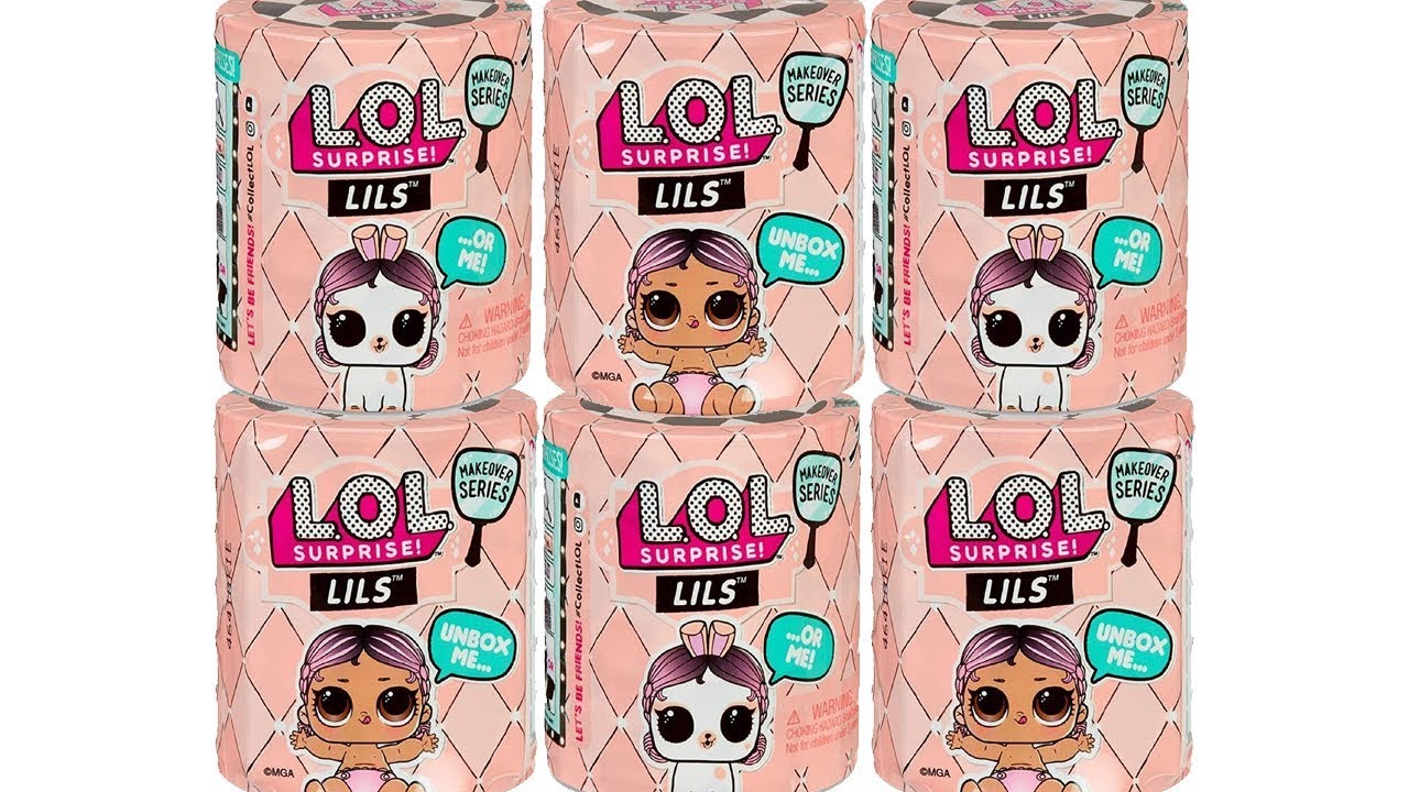 LOL Surprise Makeover Series Lils Pets and Sisters Blind Box Unboxing Toy Review