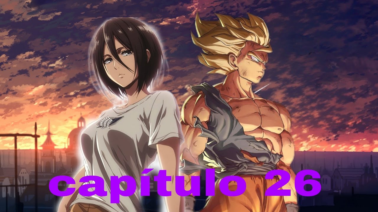 Goku en Shingeki no kyojin capitulo 26