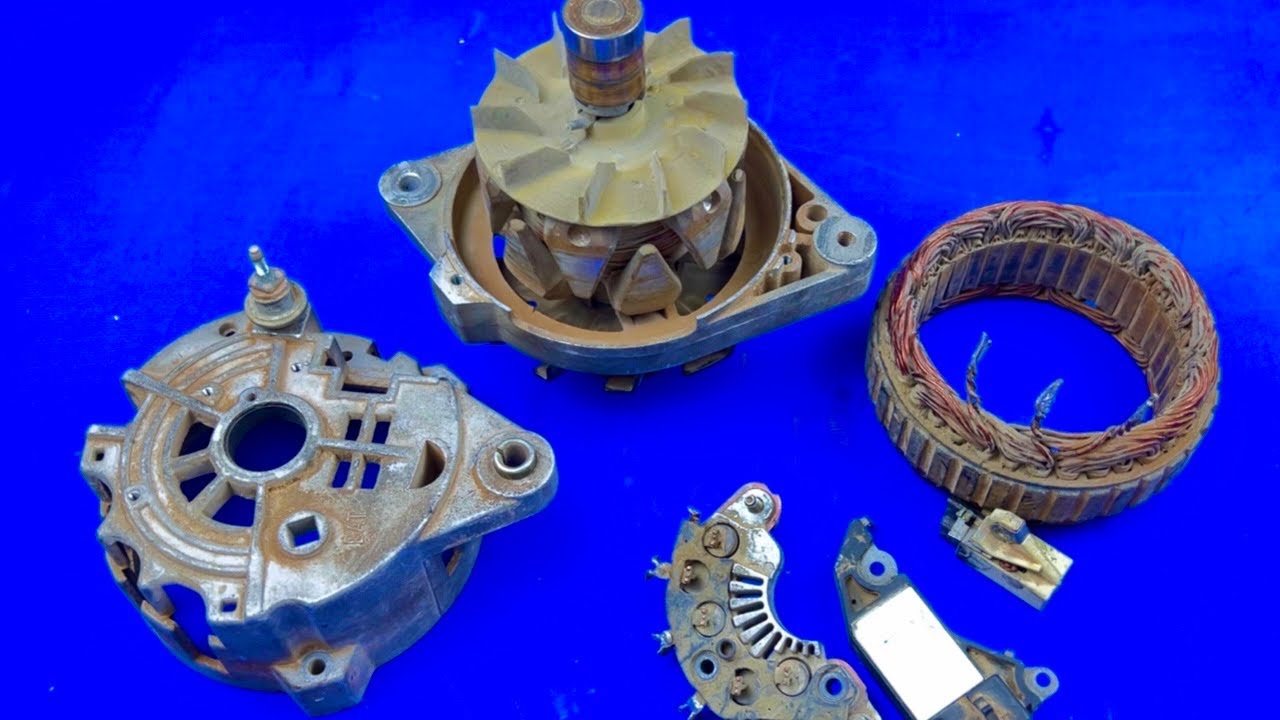 How to check car charging dynamo parts