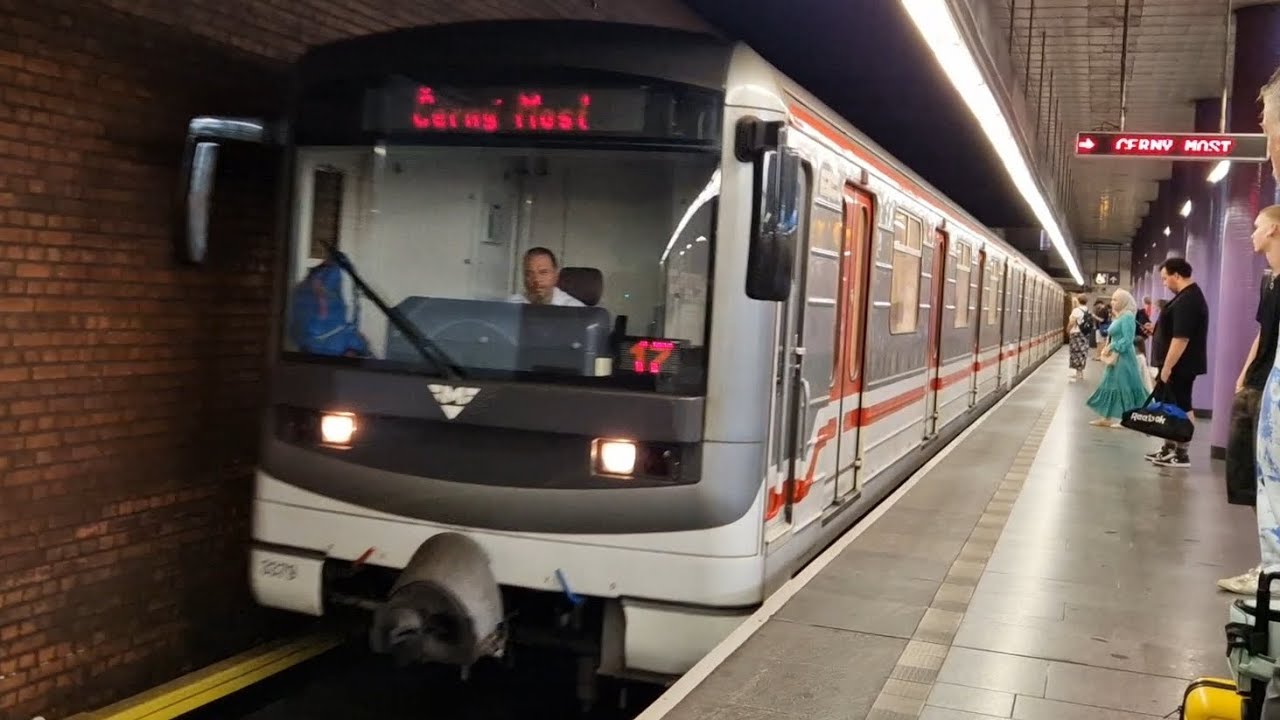 Metro Praha | Mitfahrt in der kompletten B von Zličín bis Černý Most im 81-71M