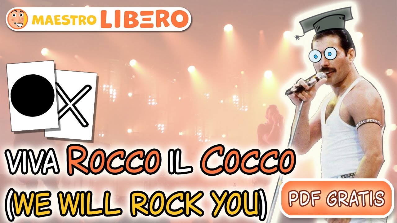 We Will Rock you per bambini - Viva Rocco il Cocco con body percussion