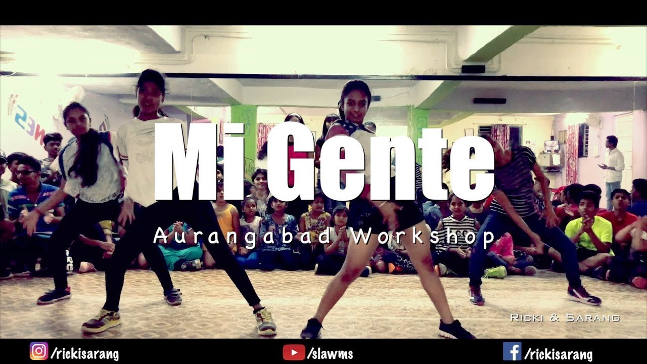 MI GENTE -  Balvin, Willy William | Ricki & Sarang | Dance Cover | Aurangabad Workshop 2018