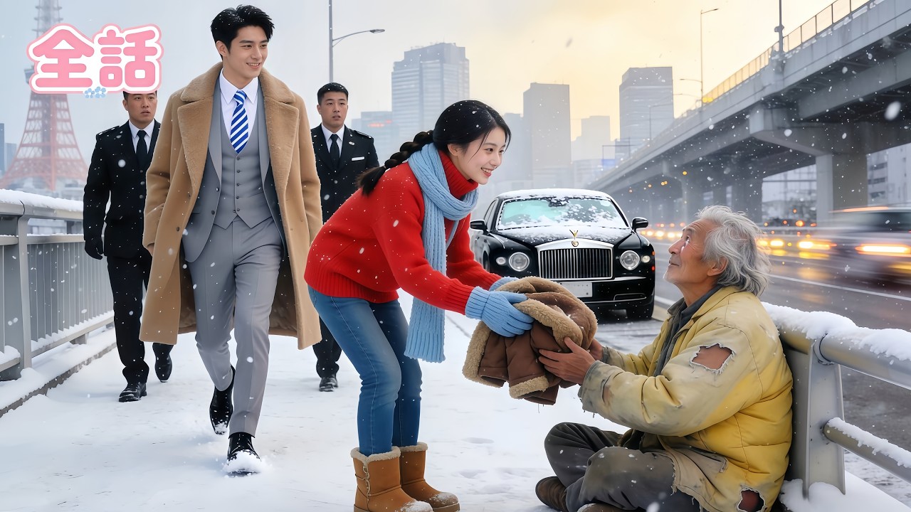 大雪の日、貧しい少女は凍えかけていた乞食に、自分の最後の一着のコートを渡した。だがそれはCEOの試練だった！運命が逆転！