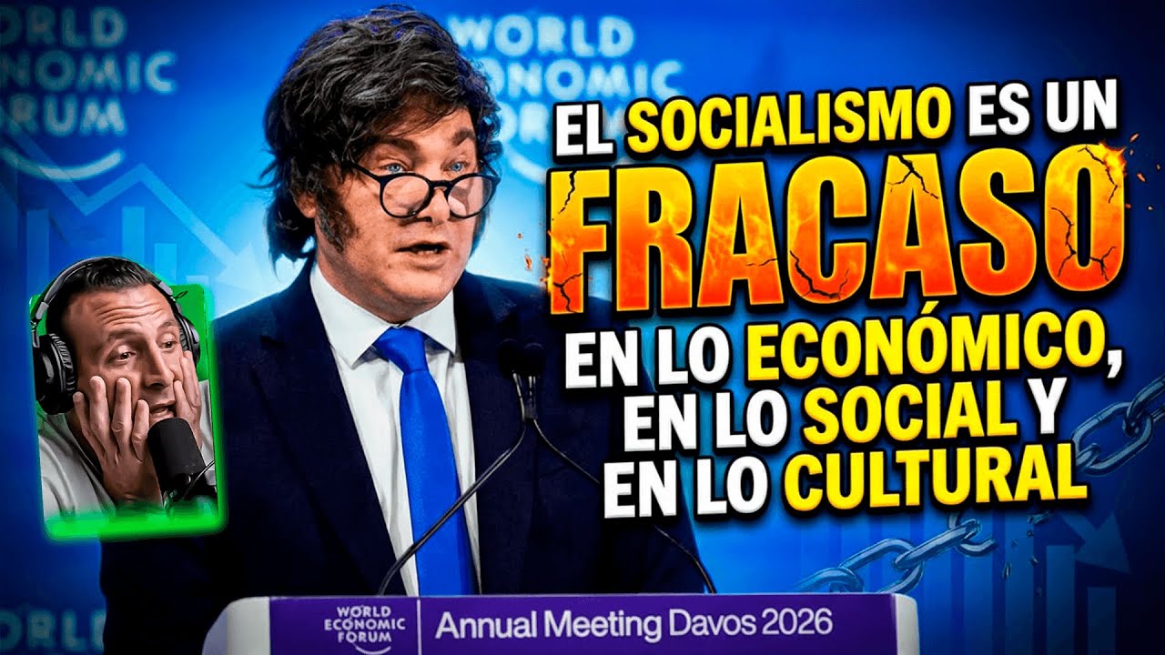 MILEI provoca LLOROS INFINITOS a LOS ZURDOS en el FORO ECONÓMICO de DAVOS 2026