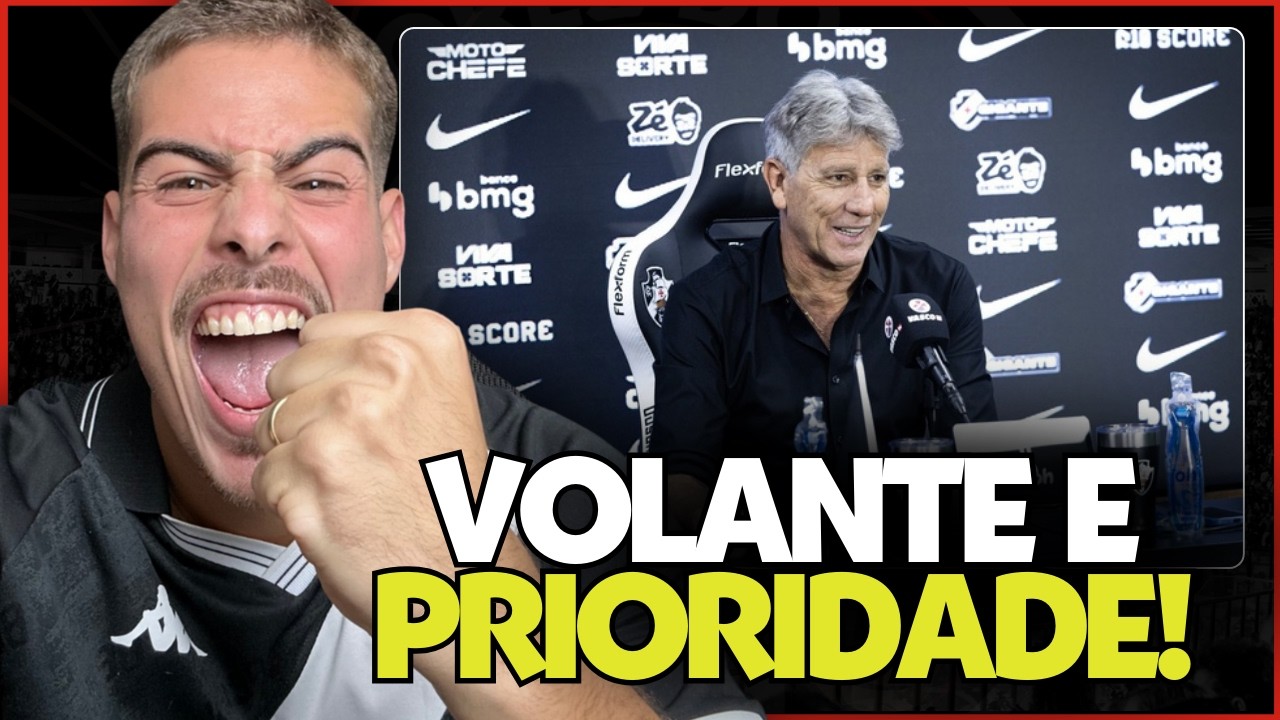 VASCO DECIDE CONTRATAR MAIS REFORÇOS! RENATO GAÚCHO PEDIU +4 NOMES!