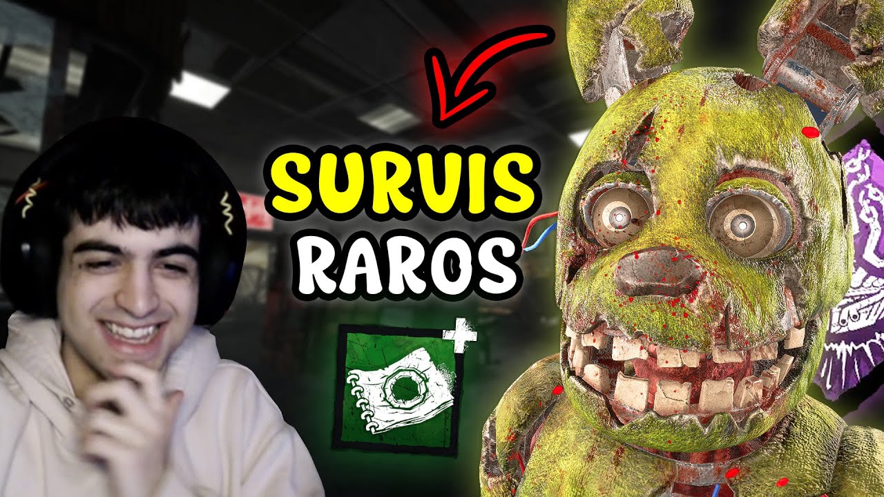ME ENFRENTO CONTRA SURVIS RAROS con mi ONRYO - SPRINGTRAP y PASAN COSITAS - Dead by Daylight