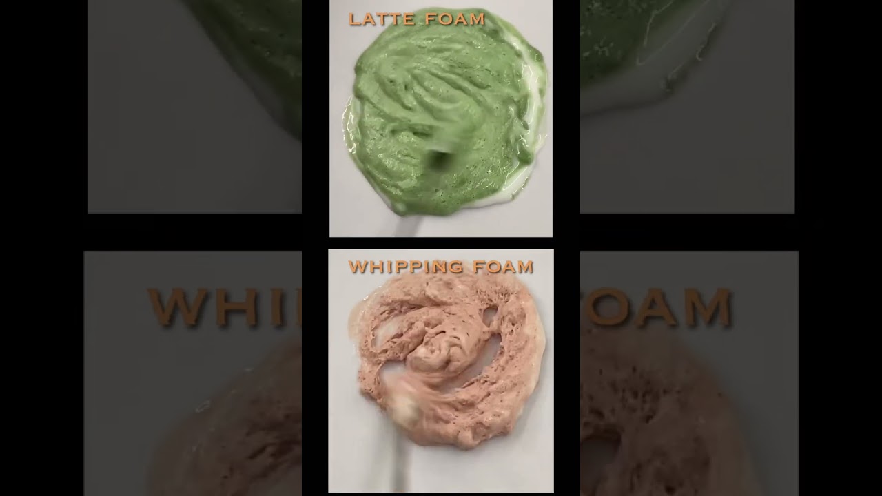 Latte foam mask vs Whipping Cream mask