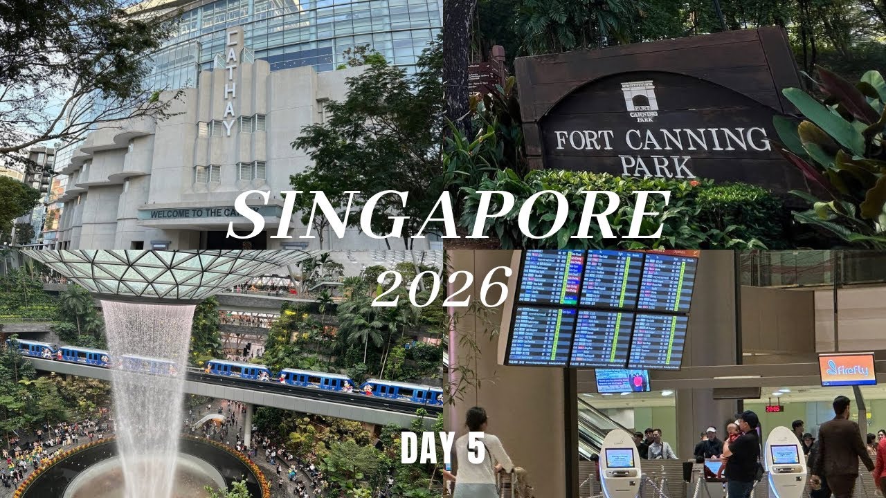 LaVi Travels: SG’26 Fort Canning Park, Jewel Changi Airport, Canopy Park