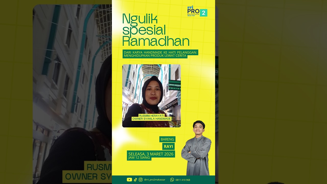 Dari Karya Handmade ke Hati Pelanggan: Menghidupkan Produk Lewat Cerita -  Selasa, 3 Maret 2026
