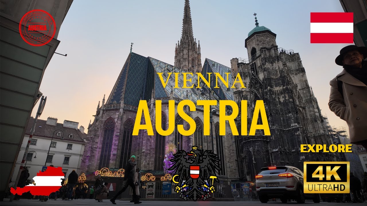 ✨  Walk in Vienna’s Historic Center 4K | St. Stephen’s Cathedral & Markets