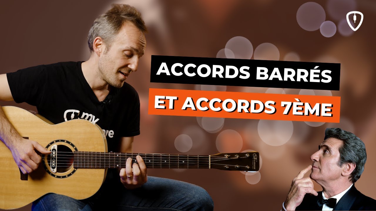 TRAVAILLE TES BARRÉS ET ACCORDS 7ÈME AVEC GILBERT BÉCAUD (Je reviens te chercher)