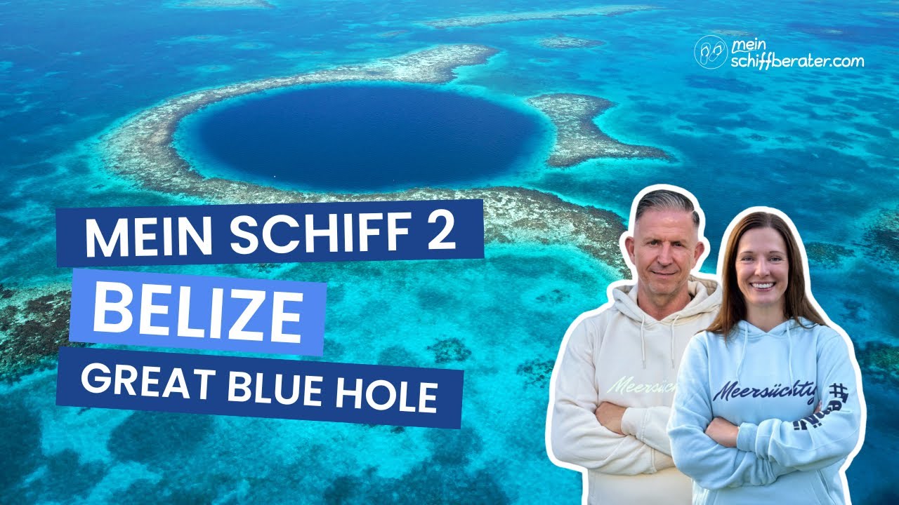 Rundflug um das Great Blue Hole in Belize! | Mittelamerika-Kreuzfahrt Tag #6