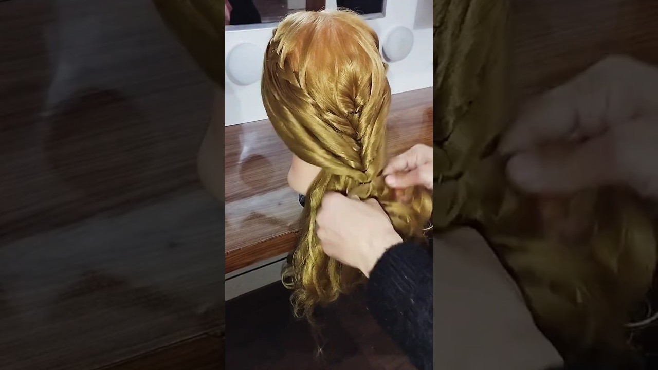Quick & Easy Braid hairstyle for girls 💛❤💛 