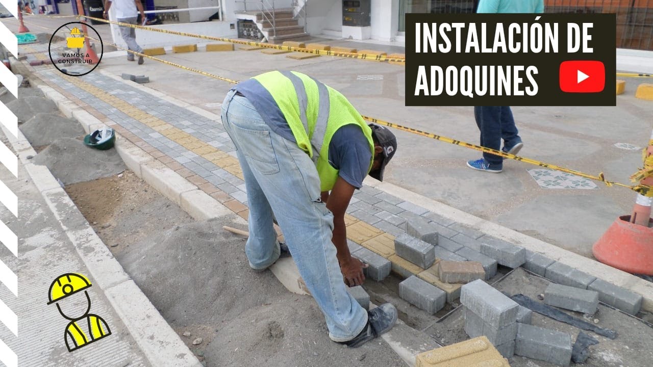 Instalación de Adoquines y Losetas - Elementos prefabricados