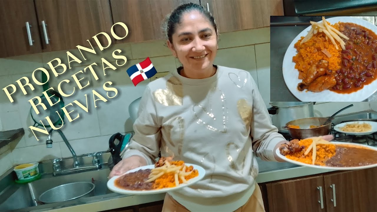 HACIENDO POR PRIMERA VEZ ARROZ DOMINICANO 🇩🇴 #cocina #foryou 