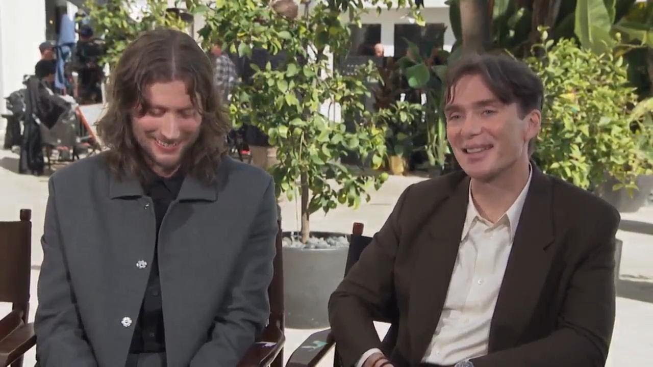 Cillian Murphy, Jeffrey Wright speak at Oscars luncheon
