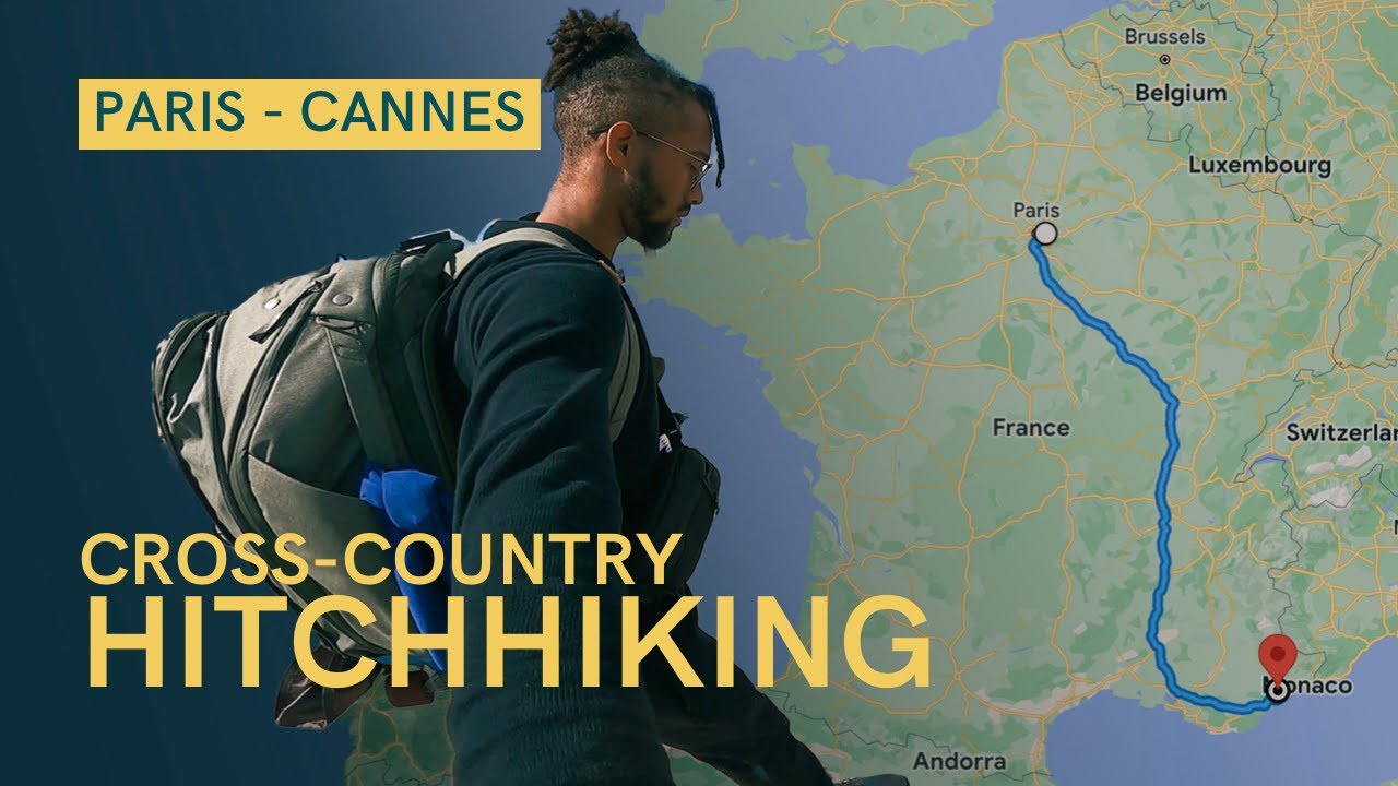 HITCHHIKING ACROSS FRANCE to go Visit my Dad