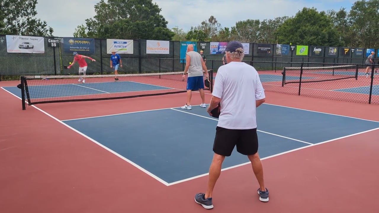 Men's 5.0 70+ at US Open 2023 Pickleball
