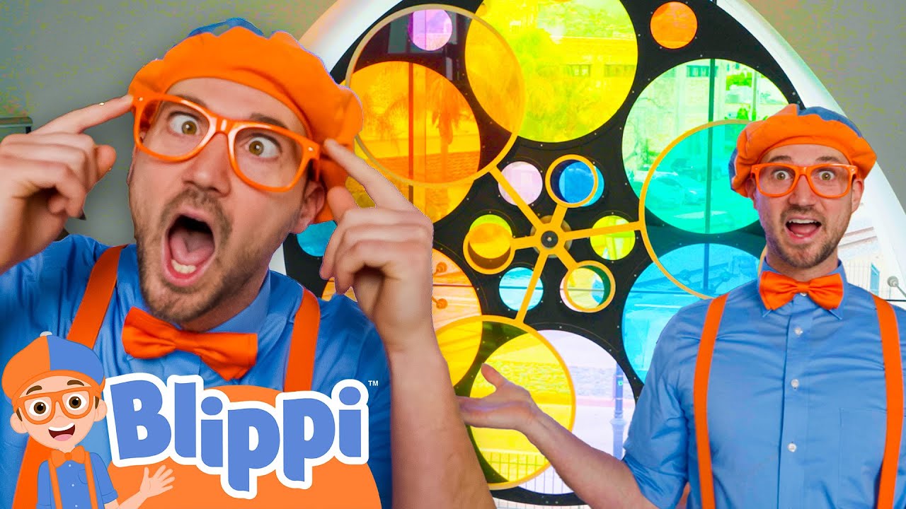 Blippi's Crazy Colorful Science💡 | 📖Blippi📖 Moonbug Kids📖 Learning Corner