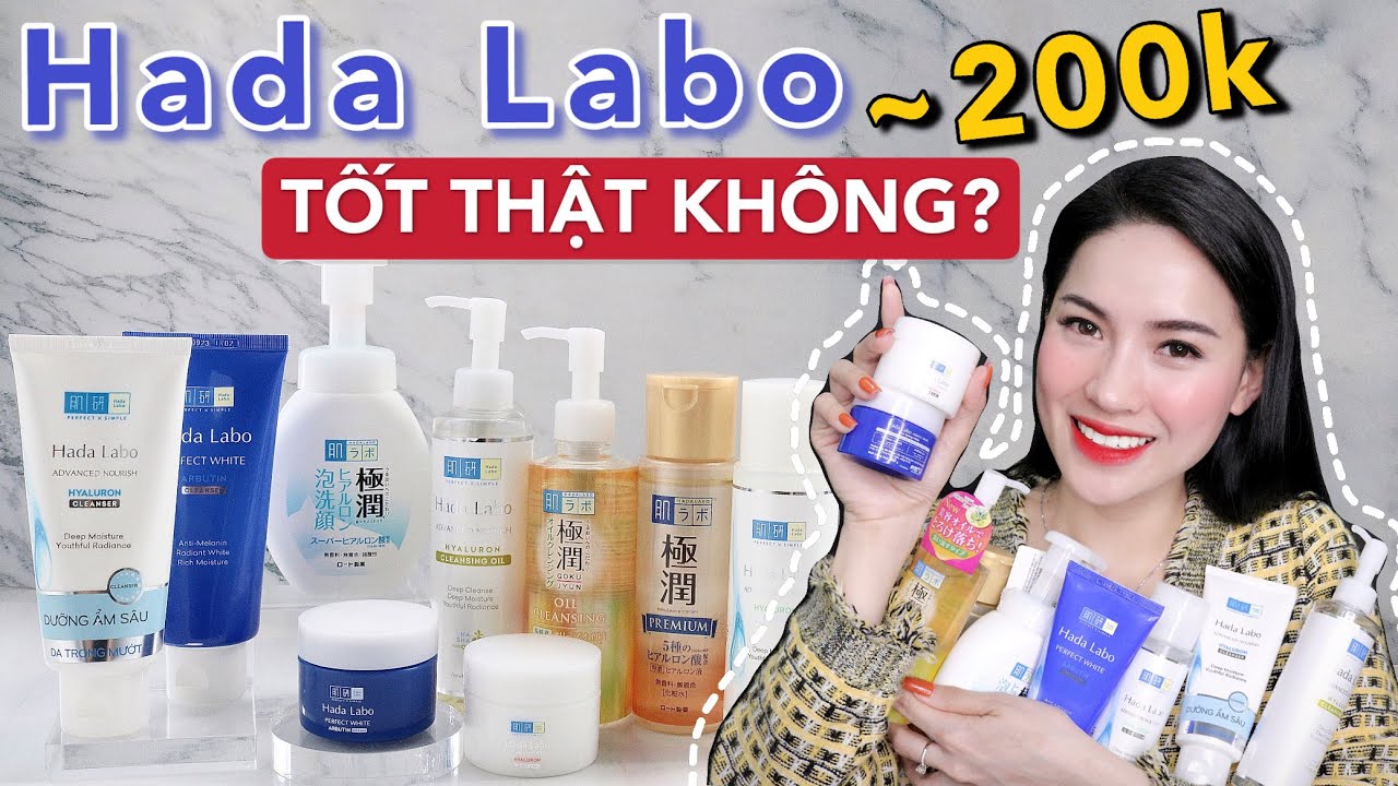 REVIEW 9 Sản phẩm Hada Labo bán chạy SHOPEE giá khoảng 200k |[Video có chứa Affiliate Marketing]