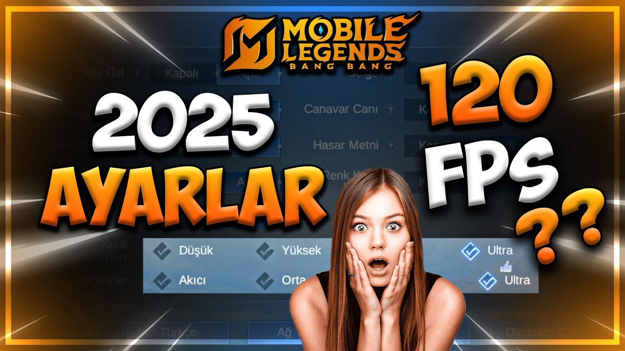 MOBİLE LEGENDS 2025 OYUN AYARLARI | BU AYARLARI YAPMADAN OYNAMAYIN - MOBİLE LEGENDS