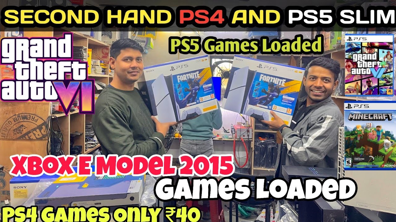 Cheapest Price PlayStation😱₹10,000 And Jailbreak PS5 Cheapest Gaming Console 2026 PS4 Games ₹50 Only