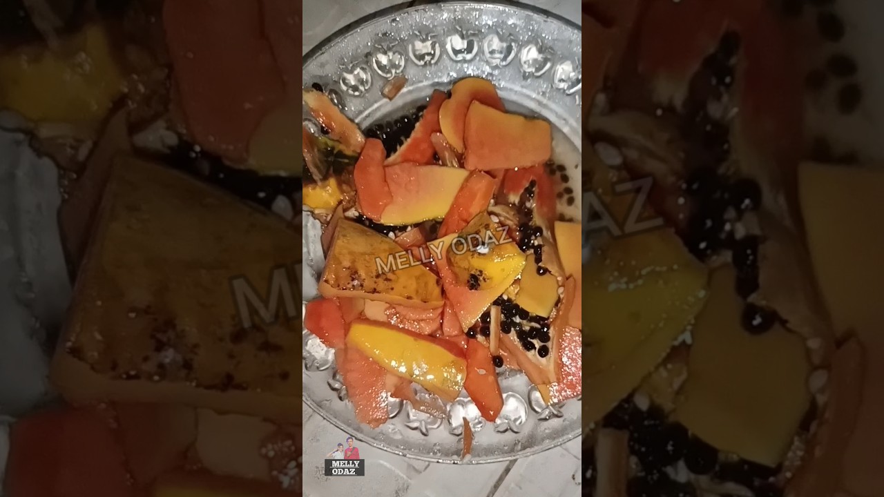 viral buah pepaya busuk jamuran bonyok 😱 #viralvideo #shorts #pepaya #papaya #fruit