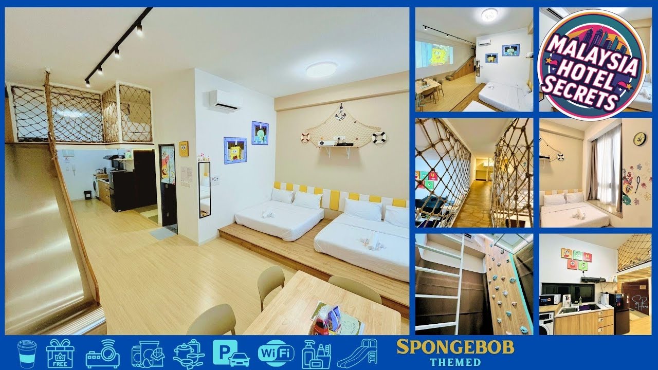 SR HOME- GRID SpongeBob themed near Legoland | Johor Bahru, Malaysia | Hotel Review 🌟