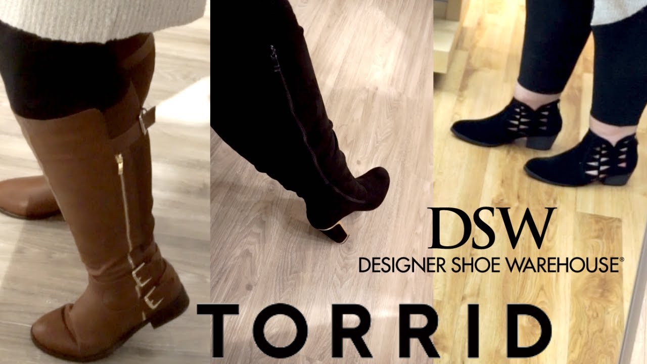 Plus Size Wide Calf Boot Try On ft. Avenue, Torrid, & DSW!!! 💕