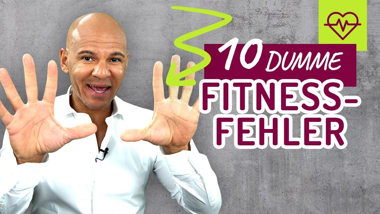 10 dumme Fitness FEHLER die JEDER macht auch ich ! Coach Cecil