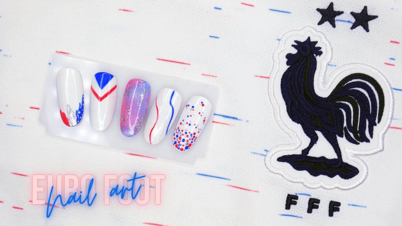 NAIL ART EURO FOOT FACILE A REALISER ⚽