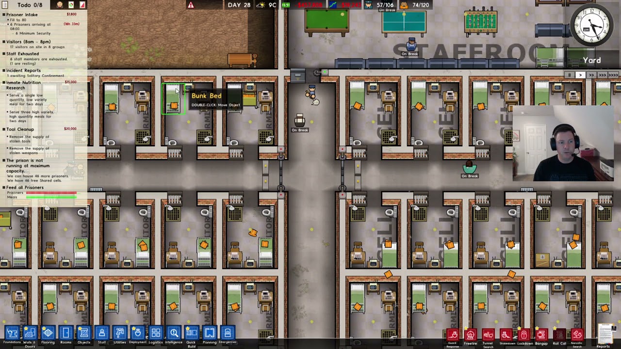 Prison Architect tutorial series - Cells & Dorms