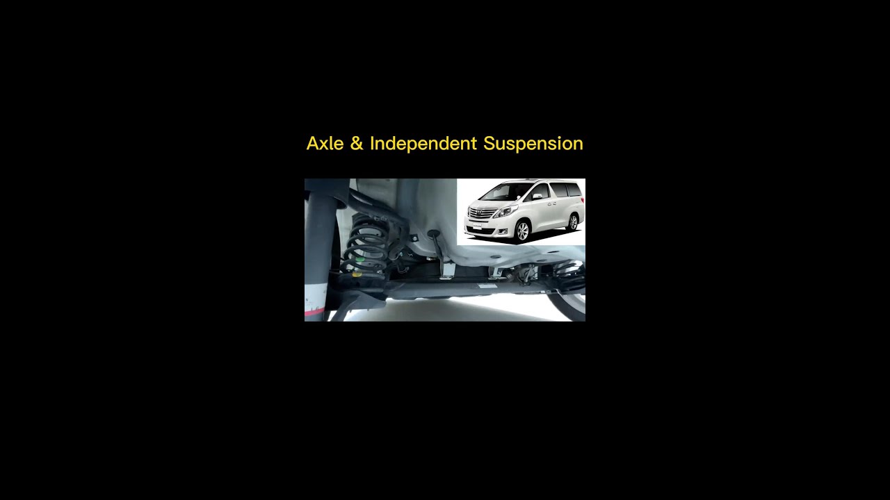 【Suspension Motion】What is Axle & Independent Suspension?