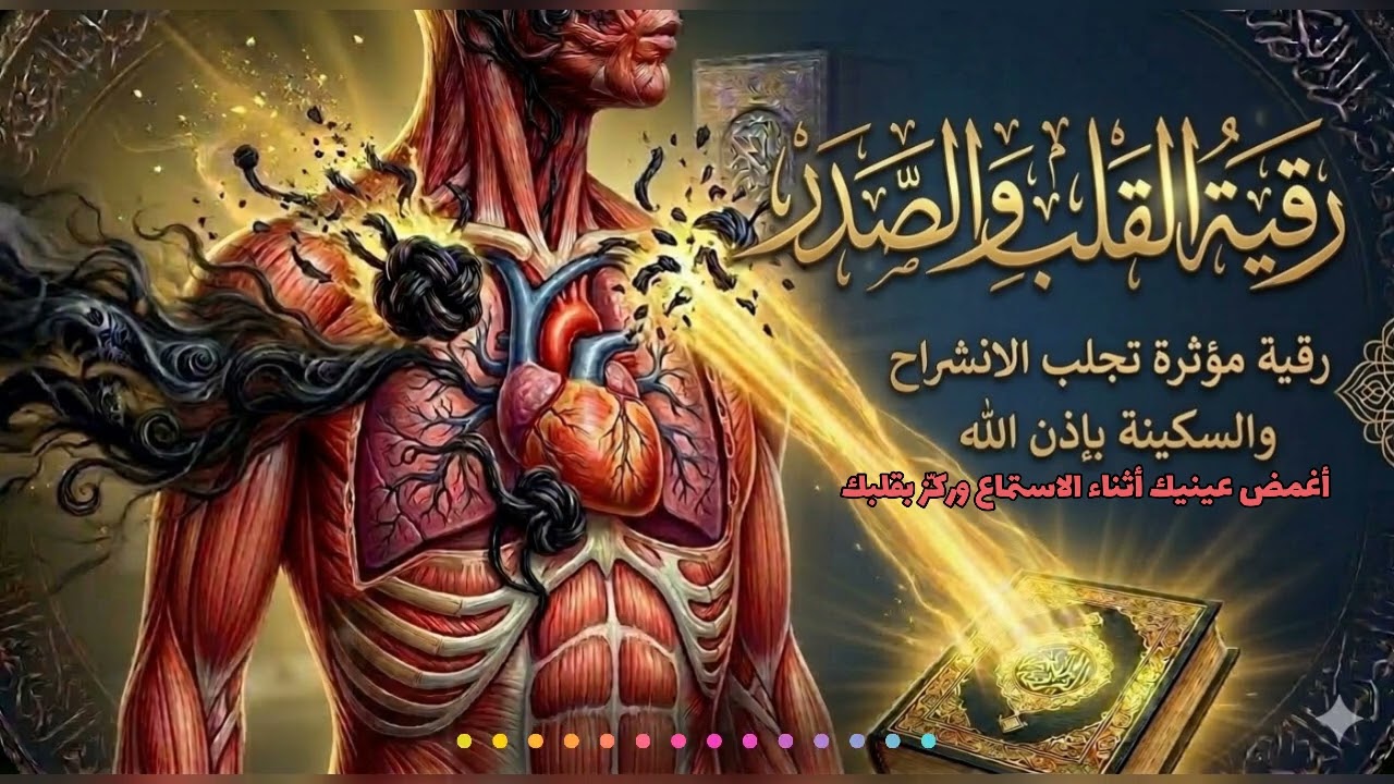 رقية الصدر والقلب لإزالة الضيق والحزن | أغمض عينيك واستمع لمن يشعر بضيق لا يعرف سببه