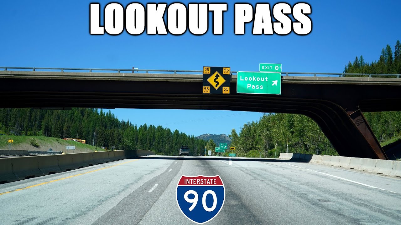 2K22 (EP 85) Interstate 90 West: Missoula, Montana to Mullan, Idaho | Driving over Lookout Pass