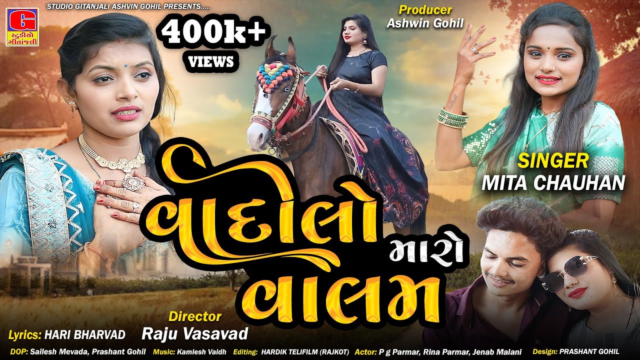 વાદીલો મારો વાલમ | New Gujarati Song 2024 | Vadilo Maro Valam | Mita Chauhan | Gujarati new song