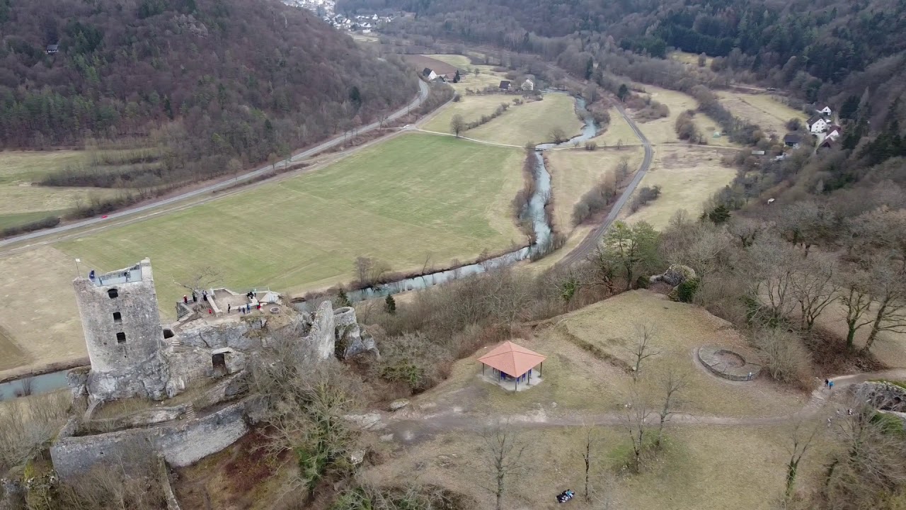 Wiesenttal & Burgruine Neideck in der Fr&auml;nkischen Schweiz