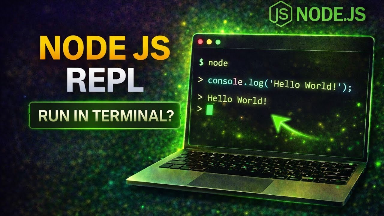 How to Run Node JS in Terminal (REPL Explained in 10 Minutes)