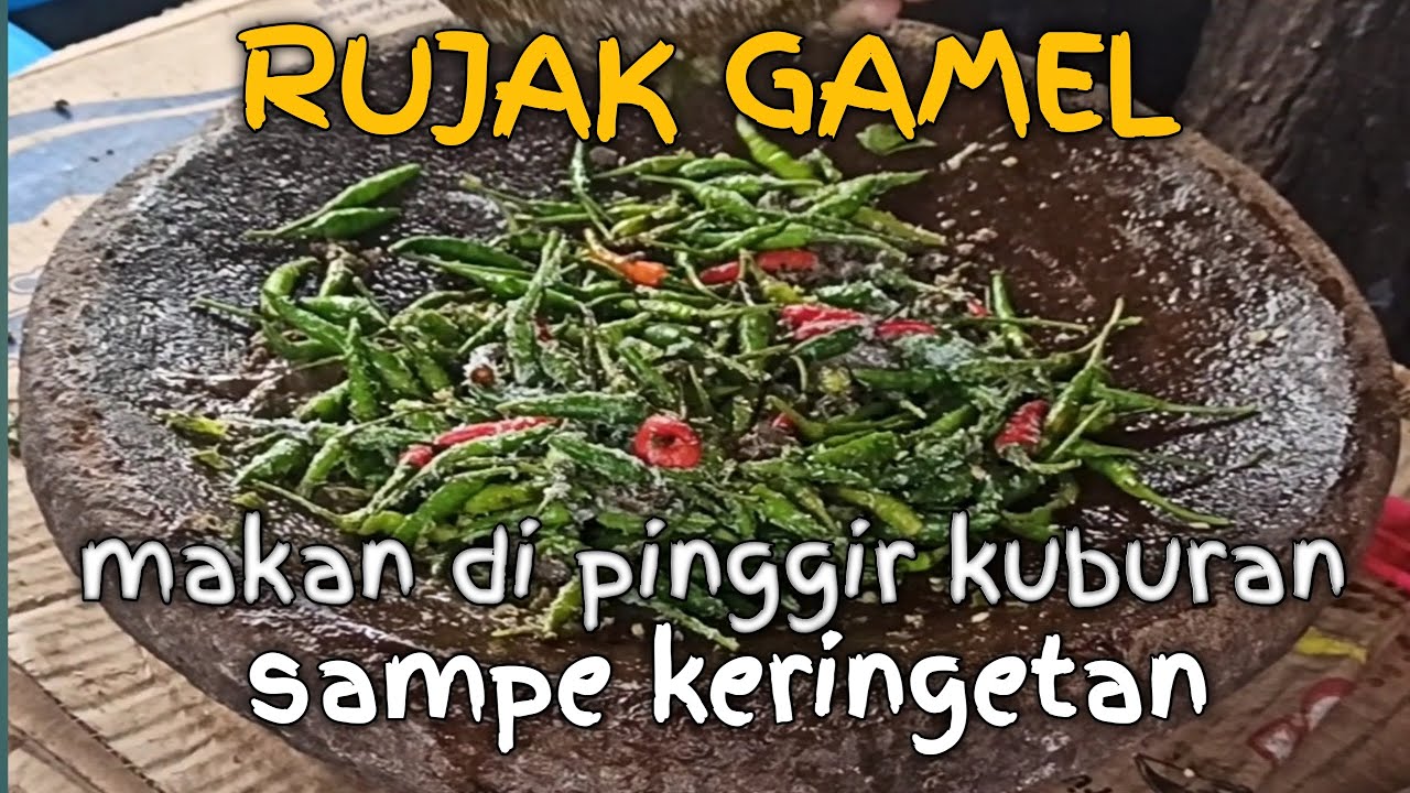 Lezatnya Rujak Gamel - Makanan Khas Cirebon | Kuliner Cirebon | Street Food Indonesian