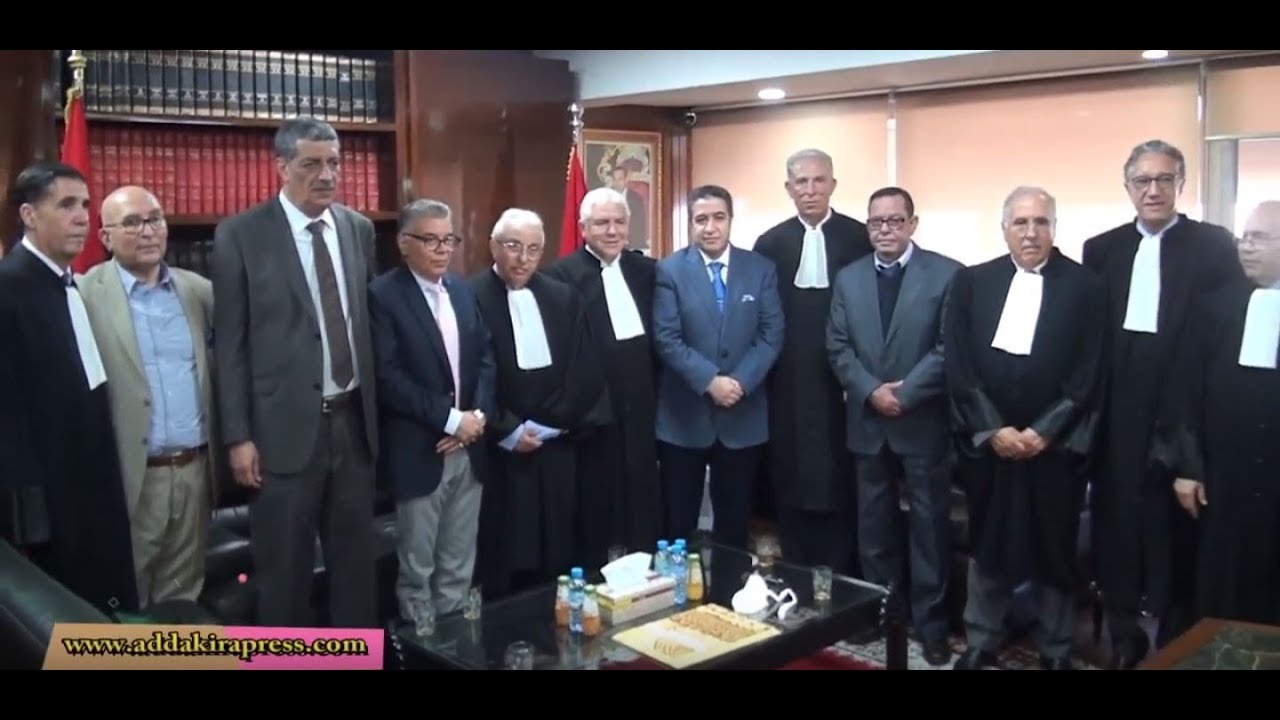 الاستاذ حسن مطار الوكيل العام السابق لجلالة الملك يؤدي القسم لمزاولة مهنة المحاماة