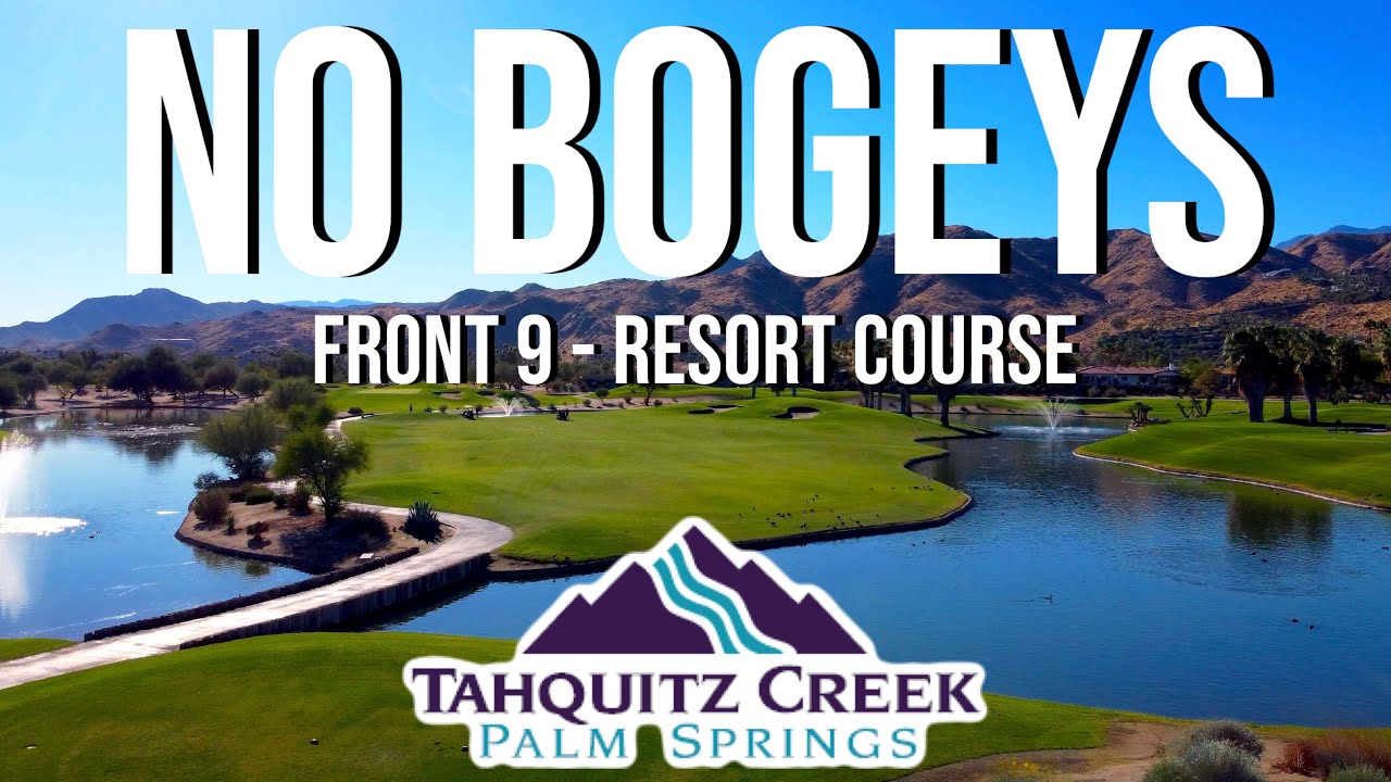 БЕЗ ПУТЕШЕСТВИЙ на гольф-курорте Tahquitz Creek | Видеоблог о поле FRONT 9 с обзорными экскурсиями