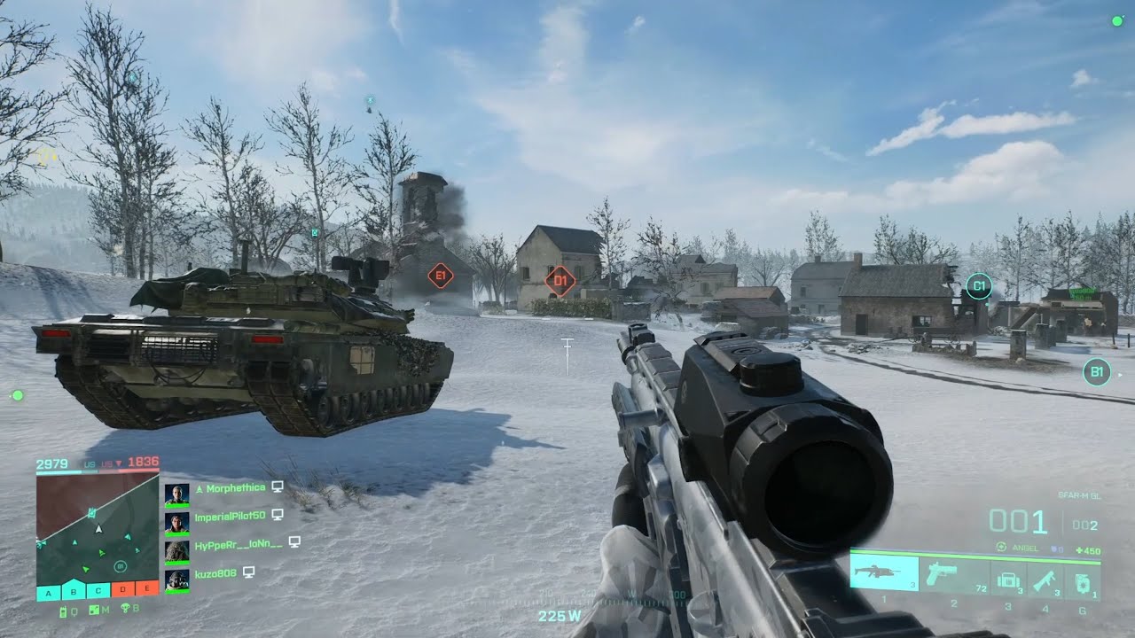 Battlefield 2042: Portal Gameplay - 500% Damage BF2042 Hardcore - Battle of the Bulge - Winter War