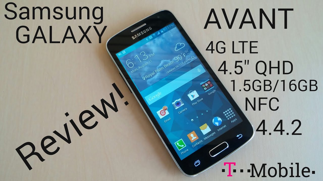 Samsung Galaxy Avant 1.5GB/16GB 4G LTE NFC 4.5